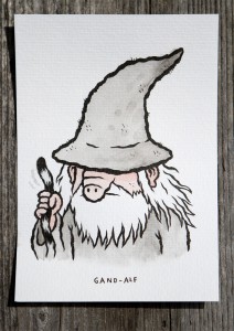 Gand-Alf - Gandalf illustration by Michael Hacker