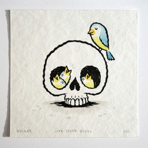 Michael Hacker Life After Death skull - Birds