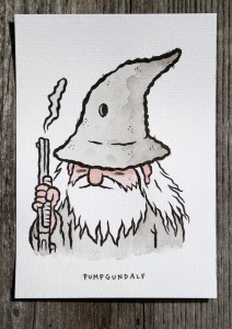 Pumpgundalf - Gandalf illustration by Michael Hacker