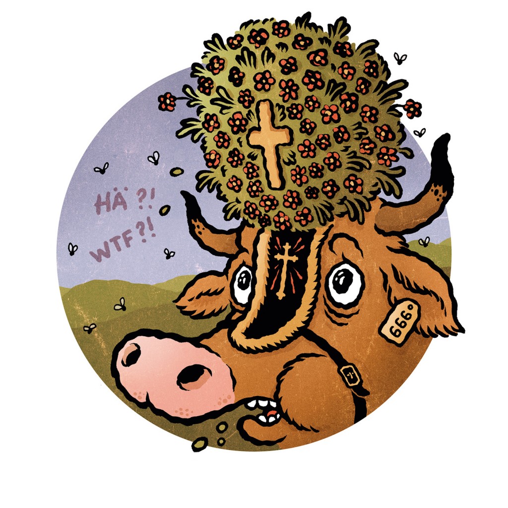 Almabtrieb - Editorial Illustration by Michael Hacker for VICE magazine