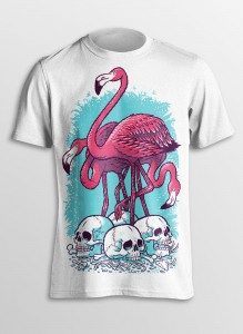 Michael Hacker Eagles of Death Metal flamingo shirt
