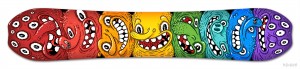 Happy Place Slash Snowboard by Michael Hacker