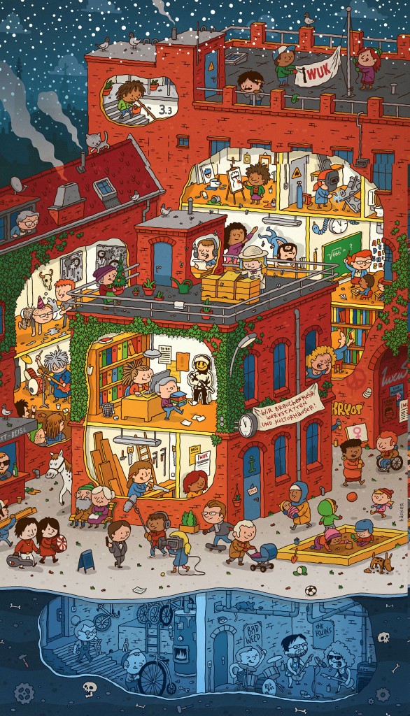 WUK poster illustration by Michael Hacker WUK poster illustration by Michael Hacker