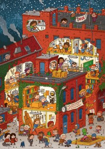 WUK poster illustration by Michael Hacker