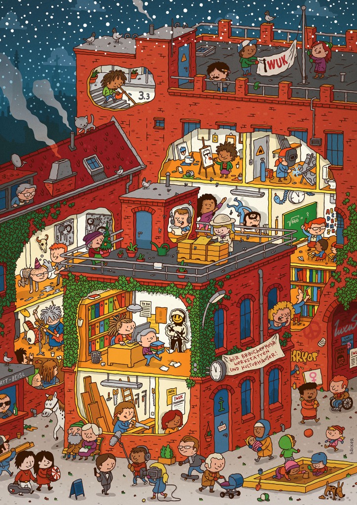 WUK poster illustration by Michael Hacker WUK poster illustration by Michael Hacker